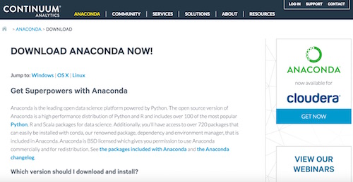 anaconda download mac
